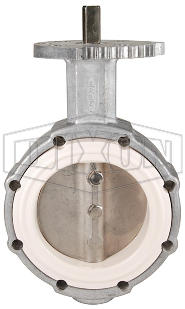 One Piece Aluminum Butterfly Valve with Stainless Steel Disc